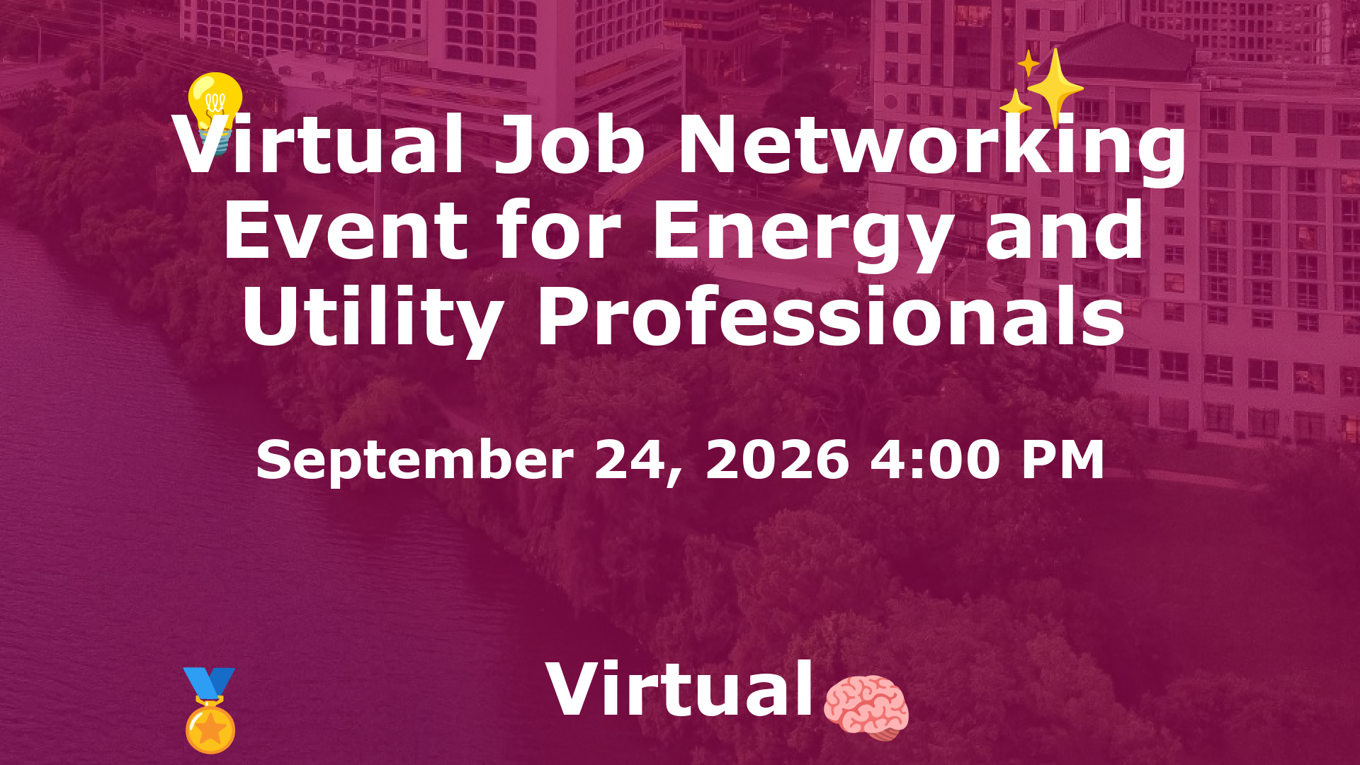 Virtual Job Networking Event for Energy and Utility Professionals event image
